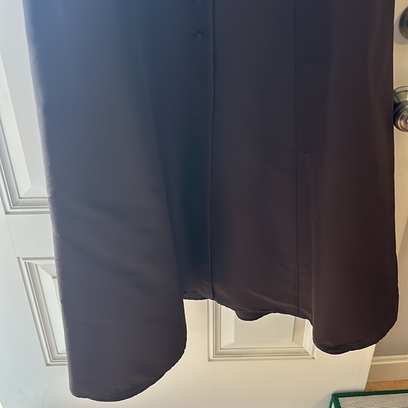 Rare Bill Hamilton Saks 100% Italian Silk Dress + Extra Fabric | Vintage M - Picture 6 of 14